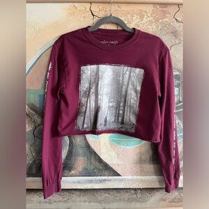 Taylor Swift In The Trees Folklore Soundtrack Crop Shirt